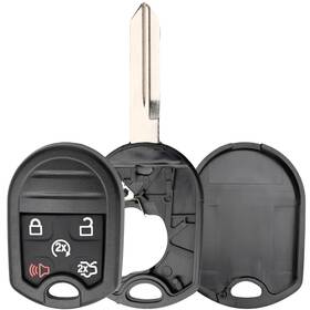 164r8056key Sianxaido Skey0022d1 Fob Shell Case Compatible With Edge 5 Buttons Black