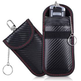 4827himh4053 Sibba Faraday Bags For 6.38 3.23 0.59 Inches 16.2 8.2 1.5 Cm Black