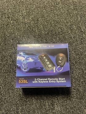 53sl Silencer One-way Remote Starter And Keyless Entry System
