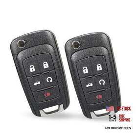 Smart Key Solution 198168771419 2 Flip Fob Replacement Fits For Chevy Equinox Camaro 2010 2011 2012 2013