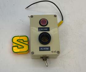 4103628 Sonalert Engine Alarm With Accept On/off Switch 12vdc Used
