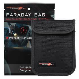 Standardautopart 628942948633 Premium Faraday Bag For Car Keys Rfid Single Pack Black Standardautopart 628942948633 Premium Faraday Bag For Car Keys Rfid Single Pack Black