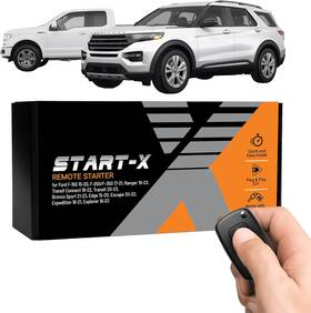 Start-x 744110560718 Remote Starter Kit Plug N Play Push Key Ignition For Ford F150 F250 F350