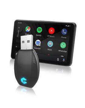 Stunlux 789616091489 Carplay And Android Auto Wireless Adapter - 2in1 Car Connect Pro Mini