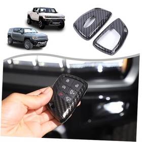 Kaja-xacd-4542 Suetlcoity For Hummer Ev Accessories Carbon Fiber Style Car Key Fob Case Cover Pickup Suv