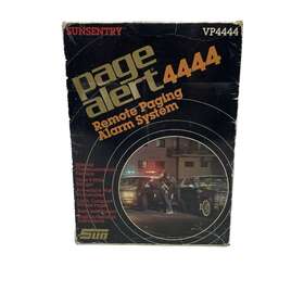 Vp4444 Sunsentry Page Alert 4444 Remote Paging Alarm System