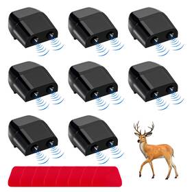 Sylvil-1514dw Sylvil 8 Pcs Deer Whistles For Car Auto Save A Warning Black