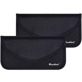 Techion 763366293607 Signal Blocking Bag 2 Pack Rfid Inner Size Of 7x3.8inch Black