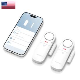 Tecknet B0g5xhfwvn Door Alarms When Opened 2.4g Wifi Smart Sensor Alarm Chime App