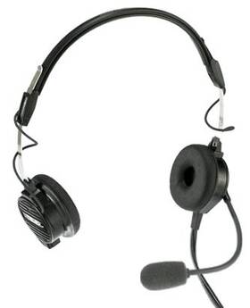 Ar424edmo301317-002 Telex Airman 850 Anr Headset - Xlr-5-12c Airbus Connection