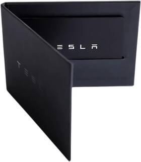 Tesla Motors 695510778992 Model 2 Key Cards With Bi Fold Wallet Black