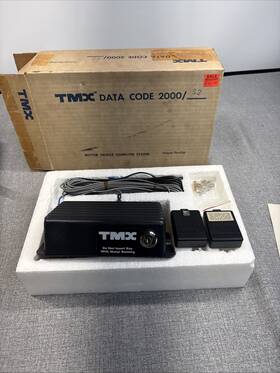 Tmx Tmx2000/s2 Vintage Data Code Car Alarm S2 Pager System Nos Complete In Box 70s Tech