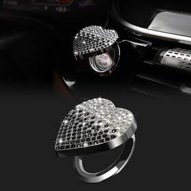 Tomall 733039481556 Bling Car Engine Start Button Cover Diamond Interior White&black Tomall 733039481556 Bling Car Engine Start Button Cover Diamond Interior White&black