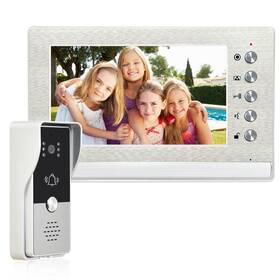 B09hby3kb7 Toncont 7 Inch Wired Video Doorbell Intercom System Door Phone Kit Unlock