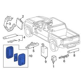 8990hak010 Toyota Oe Keyless Entry Transmitter
