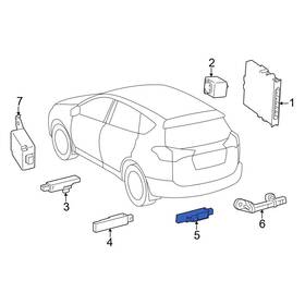 899a00a020 Toyota Oe Rear Upper Keyless Entry Antenna
