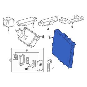 899h012231 Toyota Oe Keyless Entry Module