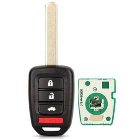Mlbhl1k6-1ta Turbo-roofinds 445013336303 Id47 433mhz Remote Car Key Alarm For Honda Accord Civic Cr-v 2013 2
