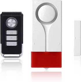 Tuxihapp-thp-265 Tuxihapp Car Anti-theft Alarm 108db Vibration Sensor With Remote Control Black