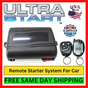 U4255tl Ultra Start Car Remote Alarm System Starters 2-way Lcd Keyless Entry Kit