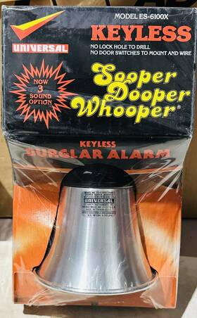 Es-6100x Universal Security Instruments Dooper Whooper Keyless Burglar Car Alarm