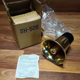 Sh-505 Universal Security Instruments Vintage Superior Electronics Car / Boat Burglar 12v Siren Alarm Gold