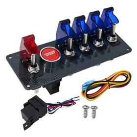 Fu1ryh499 Uoienrt 12v Ignition Switch Panel Flip-up Car Engine Start Push Button Led Fu1ryh499 Uoienrt 12v Ignition Switch Panel Flip-up Car Engine Start Push Button Led
