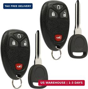 Usaremote 688946482762 Keyless Entry Remote With Key For Chevy Avalanche Gmc Acadia Suzuki Xl-7