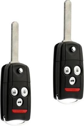 A-n5f-flip  Usaremote Key Fob Keyless Entry Flip Remote Fits 2007-2013 Mdx Rdx Set Of 2