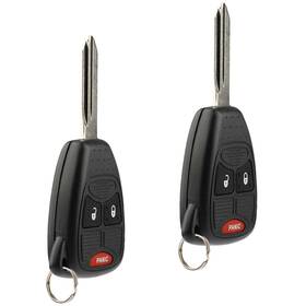 C-oht-3b Usaremote 2x Keyless Entry Remote Key Fob 3btn For Wrangler Ram Durango Magnum Nitro Ca