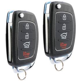 Hy-3f04-4b-flip Usaremote Flip Key Fits 2013-2015 Hyundai Santa Fe Keyless Entry Remote Fob 95430-4z10