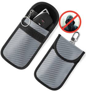 Vammcht 659135537198 Upgraded Faraday Bag For Key Fob 2 Pack Premium Protector Car