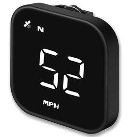 Hlt-001 Veesa Gps Speedometer Car Hud Overspeed Alert Fatigue Alarm Trip Meter Black