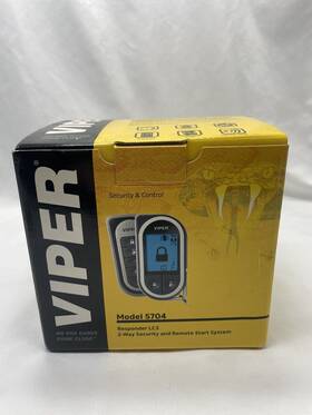 5704 Viper 009320708849 5704v 2 Way Lcd Remote Starter Car Alarm