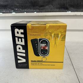 Viper 093207092862 Refurbished 5904v 2-way Auto Remote Start Car Alarm Keyless Entry Hd Color