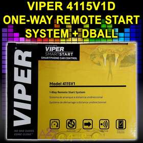 4115v1d Viper One Button Remote Car Starter Smart Start With And Dball