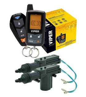 Viper 650076319423 5305v Lcd 2-way Security Remote Start System 2 Pcs Universal Door Lock