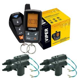 Viper 650076319430 5305v Lcd 2-way Security Remote Start System 4 Pcs Universal Door Lock