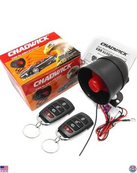 Cw-8101 Visit The Chadwick Store Universal 12v Dc Car Horn Siren Alarm System - Anti-theft With 2 Remotes