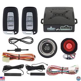 Ec003n-k Visit The Easyguard Store Universal Car Alarm System Keyless Entry Remote Start/stop