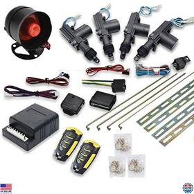 B07kylp3mx Visit The Maso Store Universal 4-door Keyless Entry System With Anti-theft Alarm And Shock Sensor Kit