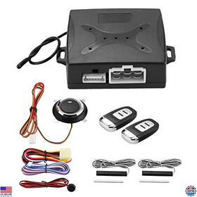 B08zd24fd4 Visit The Tbest Store Keyless Start Stop Module - Universal Car Alarm With Push Button Remote Starter