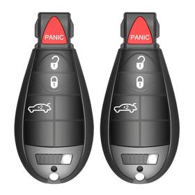 Vofono-165 Vofono 763032057229 4 Button Key Fob Fit For 2008-2011 Chrysler 300 2008-2014 Dodge Caravan 200