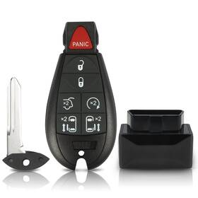 Hyus0-077 Vofono Key Fob Keyless Entry Remote With Tool Kit - 1 Black