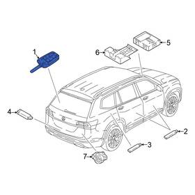 5h0959753bkaud Volkswagen Oe Keyless Entry Transmitter