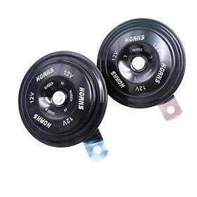 Vg-603 Vpg Car Electric Horn 118db 12v Super Loud High And Low Tone Metal Twin Black Vg-603 Vpg Car Electric Horn 118db 12v Super Loud High And Low Tone Metal Twin Black