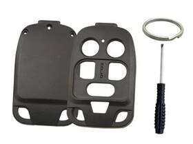 Vruwcey Key093 No Cutting Required - Key Fob Shell Case Replacement Fits For Honda 6 Button