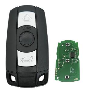 Ye-06 Vurbemes Keyless Entry Remote Replacement Key Fob Fit For Bmw 1 3 5 Series X1 X3 Black