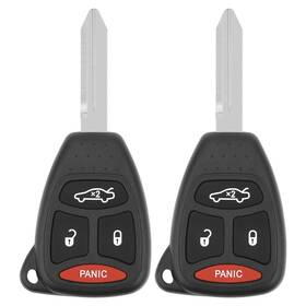 0811-0040 Vurkcy Key Fob Replacement For 2005-2007 Chrysler 300 And Grand Cherokee/ 07-09 Aspen&