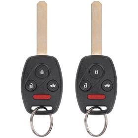 0811-0058 Vurkcy Honda Accord Key Fob Replacement 2003-2007 4 Buttons 2 Pack